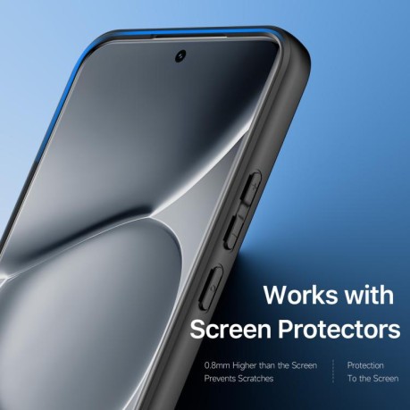 Чохол DUX DUCIS Aimo Series гібрид на Xiaomi Poco 8 Pro/Redmi Note 15 Pro+ 5G Global 163.3mm — чорний