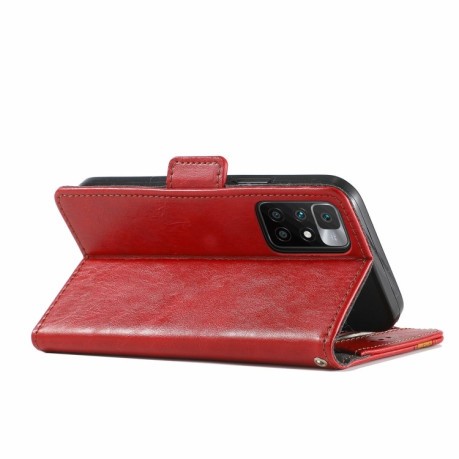 Чехол-книжка CaseNeo для Xiaomi Redmi 10 - красный