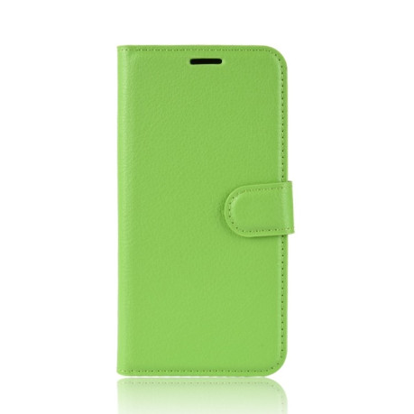 Чехол-книжка Litchi Texture на  Samsung Galaxy S20 FE - зеленый