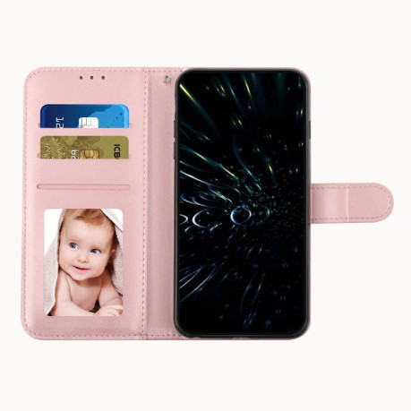 Чехол-книжка Stitching Calf Texture для Samsung Galaxy S23 5G - розовый