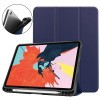 Чехол-книжка Custer Texture with stylus holder на iPad Air 10.9 2022/2020 - темно-синий