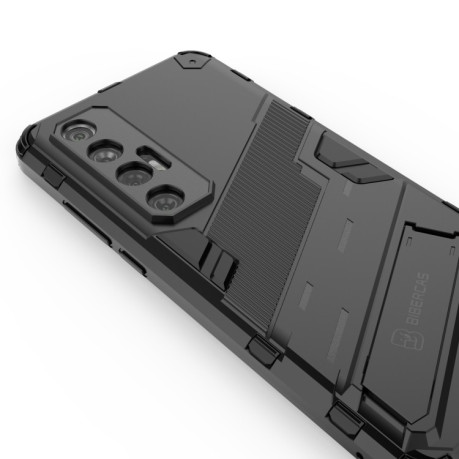 Противоударный чехол Punk Armor для Xiaomi Mi 10S - черный