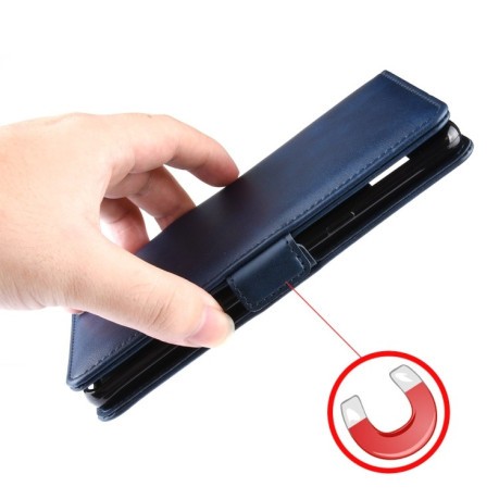 Чохол-книжка Dual-side Magnetic Buckle для Xiaomi Mi Note 10 Lite - синій