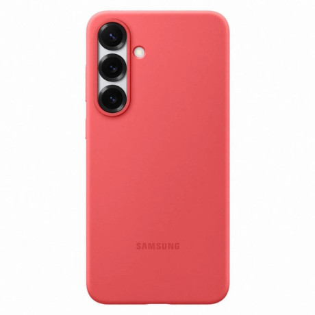 Оригінальний чохол Samsung Silicone Case для Samsung Galaxy S25+ - red (EF-PS936CREGWW)