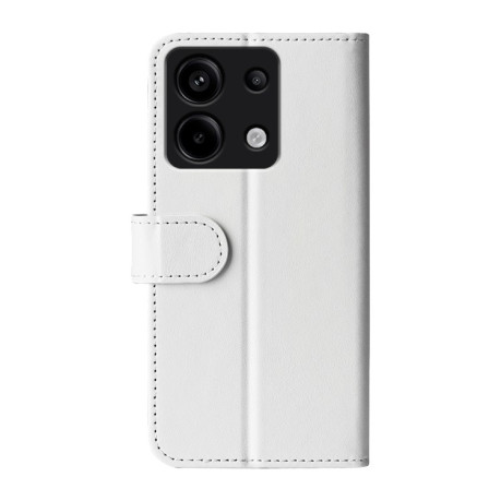 Чохол-книжка R64 Texture Single для Xiaomi Redmi Note 13 Pro 5G/Poco X6 5G - білий