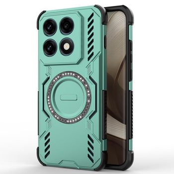 Противоударный чехол Butterfly Armor с MagSafe на Motorola Edge 70 Pro 5G Global — светло-зелёный
