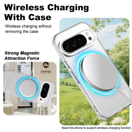 Протиударний чохол IMAK Candy Series Shockproof MagSafe для Google Pixel 10 Pro XL - білий