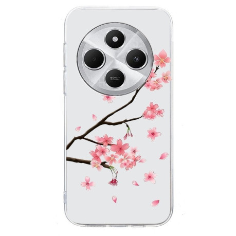 Чехол Colorful Painting Pattern TPU для Xiaomi Redmi 14C 4G/Poco C75/Redmi A4 5G - Blossom