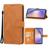 Чохол-книжка EsCase Leather для Samsung Galaxy A55 - коричневий