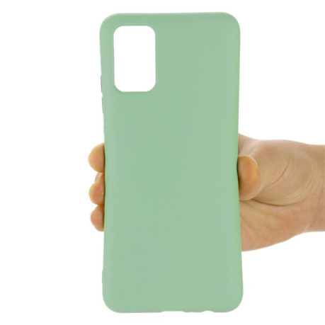 Силиконовый чехол Solid Color Liquid Silicone для Samsung Galaxy A73 - зеленый
