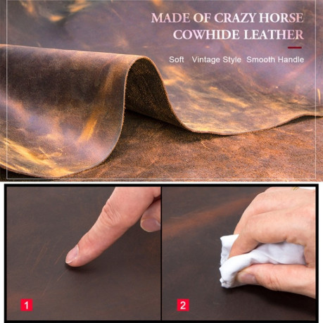 Чохол сумка CF2002 Retro Crazy Horse Texture для iPad Pro 9.7 - коричневий