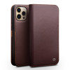 Шкіряний чохол QIALINO Wallet Case для iPhone 13 Pro Max - коричневий