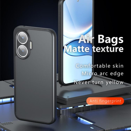Противоударный чехол Armor Precise Hole PC Hybrid TPU для Xiaomi Poco F7 - черный