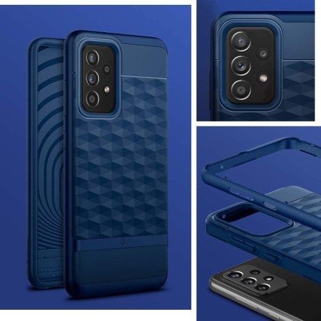 Оригинальный чехол CASEOLOGY PARALLAX для Samsung Galaxy A52/A52s - синий
