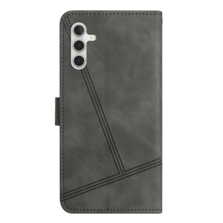 Чехол-книжка Stitching Skin Feel для Samsung Galaxy A56 5G - серый