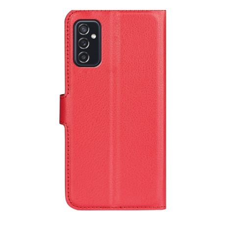 Чехол-книжка Litchi Texture на Samsung Galaxy M52 5G - красный