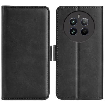 Чохол-книжка з двосторонньою магнітною застібкою на Realme 12+ 5G/12 4G/13 4G 5G - чорний