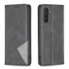 Чехол-книжка Rhombus Texture для Samsung Galaxy A24 4G/A25 5G - черный