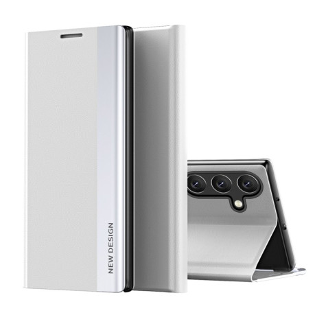 Чехол-книжка Electroplated Ultra-Thin для Samsung Galaxy A36 5G - белый