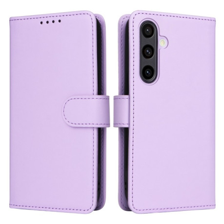 Чехол-книжка BETOPNICE BN-005 2 in 1 Detachable Imitate Genuine Leather для Samsung Galaxy S24 FE 5G - фиолетовый