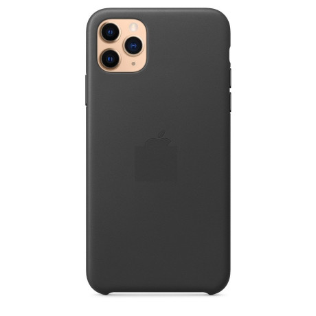 Кожаный Чехол Leather Case Black для iPhone 11 Pro Max