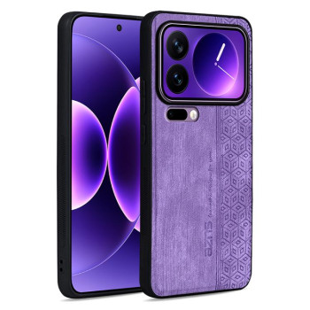 Чехол AZNS с 3D-тиснением и мягким покрытием Skin Feel на Xiaomi 17 Pro — фиолетовый