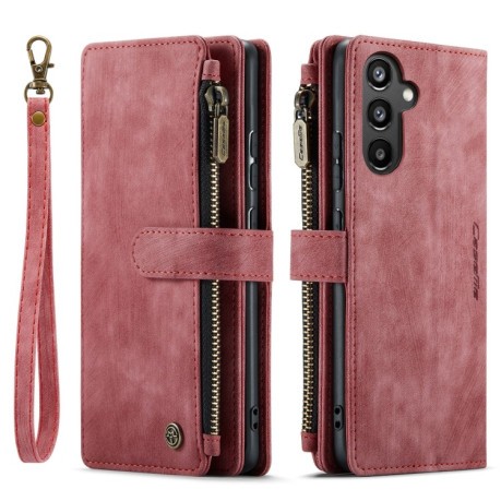 Чехол-кошелек CaseMe-C30 для Samsung Galaxy A34 5G - красный