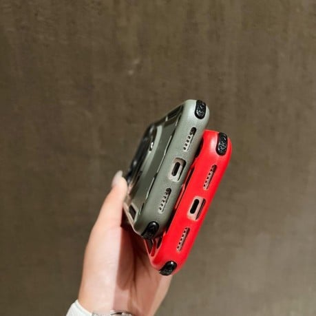 Противоударный чехол Three-core с подстаавкой 360 Rotation Magnetic на iPhone 17 Pro Max - черный