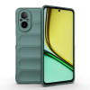 Силиконовый чехол Magic Flannel для Realme C67 4G Global - зеленый