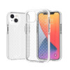 Противоударный чехол Grid Pattern Two-color для iPhone 14 Pro - белый