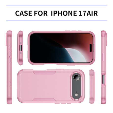 Противоударный чехол Commuter Shockproof TPU + PC для iPhone Air - розовый