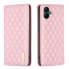Чехол-книжка Diamond Lattice для Samsung Galaxy A04 4G - розовый