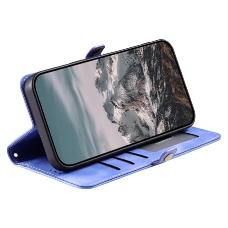 Чехол-книжка Totem Embossed Magnetic Leather для Motorola Moto G75 5G - фиолетовый
