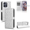 Чохол-книжка Honeycomb Dot для Motorola Edge 50 Neo/S50 5G - сріблястий