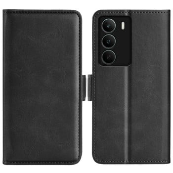 Чохол-книжка з двосторонньою магнітною застібкою на Realme C71 4G - чорний