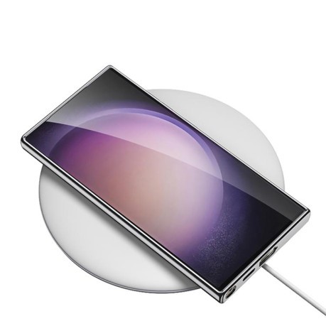 Протиударний чохол GKK Leather Electroplating Supersonic Speed Shockproof для Samsung Galaxy S25 Ultra 5G - білий