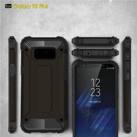 Противоударный чехол Rugged Armor для Samsung Galaxy S8 + / G9550-черный