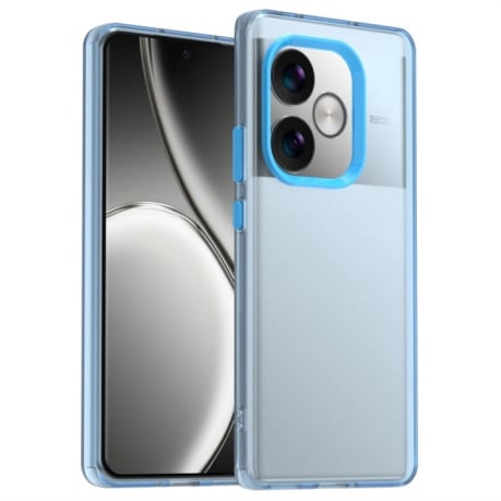 Противоударный чехол Candy Series для Realme GT 6T - синий