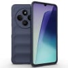 Силіконовий чохол Magic Flannel для Xiaomi Redmi 14C 4G/Poco C75/Redmi A4 5G - синій