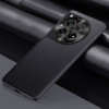 Протиударний чохол Plain-leather All-inclusive Shockproof для OnePlus 12 - чорний