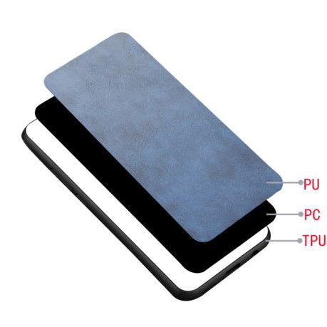 Ударозащитный чехол Sewing Cow Pattern для OnePlus Ace 3 / 12R - синий