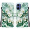 Чехол-книжка Colored Drawing Series на Motorola Moto G85 5G - разноцветный