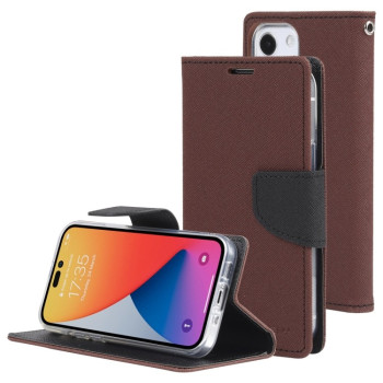 Чохол Книга Mercury Goospery Magnetic Black для iPhone 14 Pro Max - коричневий
