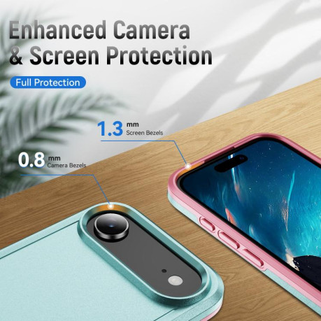 Противоударный чехол Heavy Duty Armor для iPhone Air - зеленый