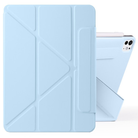 Чехол-книжка Fixed Buckle Magnetic Demation Leather для iPad Pro 13 2024 - синий