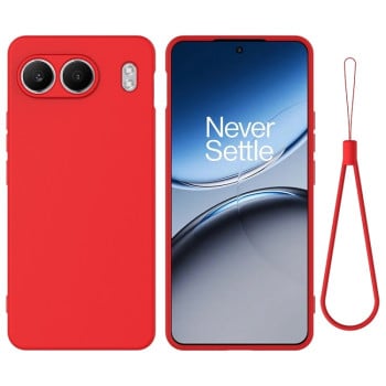 Силіконовий чохол Solid Color Liquid Silicone на OnePlus Nord 4 Pro XL - червоний