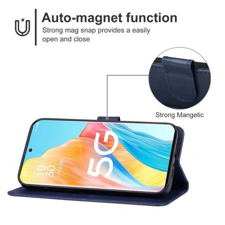 Чехол-книжка EsCase для Reno8 T 5G - синий