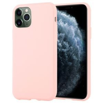 Противоударный силиконовый чехол MERCURY GOOSPERY STYLE LUX на iPhone 11 Pro Max- розовый