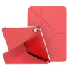 Чехол-книжка Matte Translucent Deformation для iPad mini 6 - красный