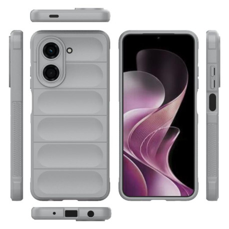 Силіконовий чохол Magic Flannel для Xiaomi Redmi A5 4G 171.7mm / Xiaomi Poco C71 4G - сірий